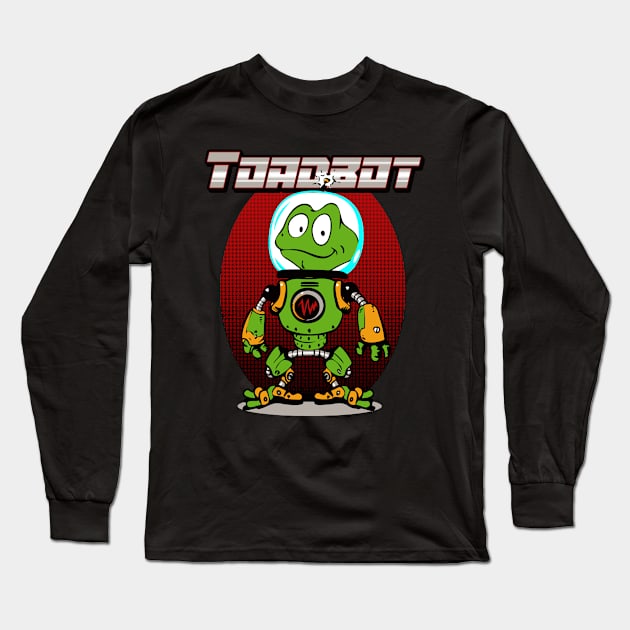 Robot Toad Long Sleeve T-Shirt by King Stone Designs